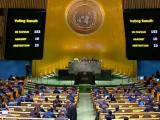 Общото събрание на ООН поиска с резолюция, приета с огромно мнозинство, хуманитарно прекратяване на огъня в ивицата Газа
