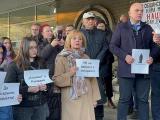 Протест в Пловдив заради предложението за преместване на паметника на Альоша