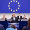Румънският президент Клаус Йоханис по време на обръщението си „Това е Европа“ © Европейски съюз, 2024 г. – ЕП