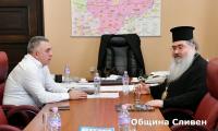 Кметът Стефан Радев прие днес Варненския и Великопреславски митрополит Йоан