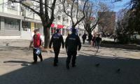 Пешеходни патрули следят за обществения ред в централната част на град Сливен