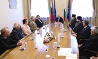 Премиерът Главчев се срещна с представители на Националния съвет на религиозните общности в България