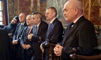 Премиерът Главчев и българската делегация участваха в празника на  манастира „Св. Георги Зограф“  в Света гора