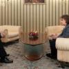 Президентът Румен Радев и новоизбрания председател на Народното събрание Наталия Киселова